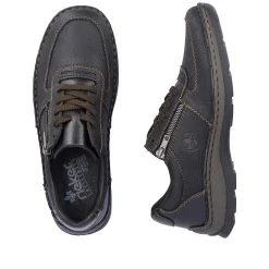 Sale Men'S Lace-Up Shoes Asphalt Black Men'S Low Shoes & Slippers
