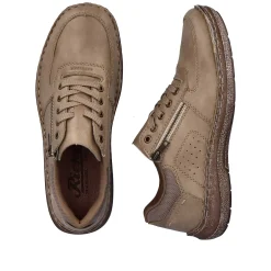 Outlet Men'S Lace-Up Shoes Brown Beige Men'S Low Shoes & Slippers