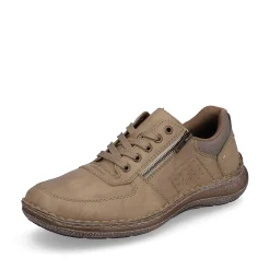 Outlet Men'S Lace-Up Shoes Brown Beige Men'S Low Shoes & Slippers