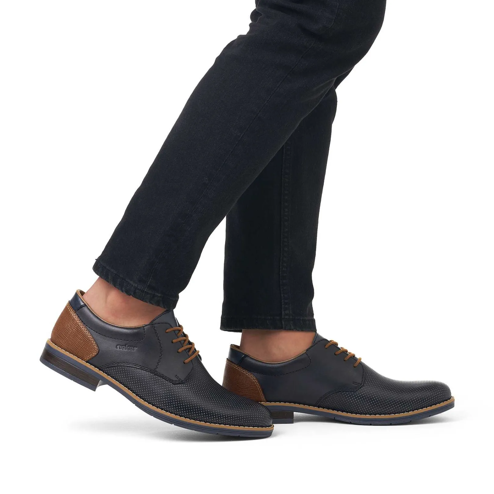 Sale Men'S Lace-Up Shoes Navy Blue Men'S Business Shoes