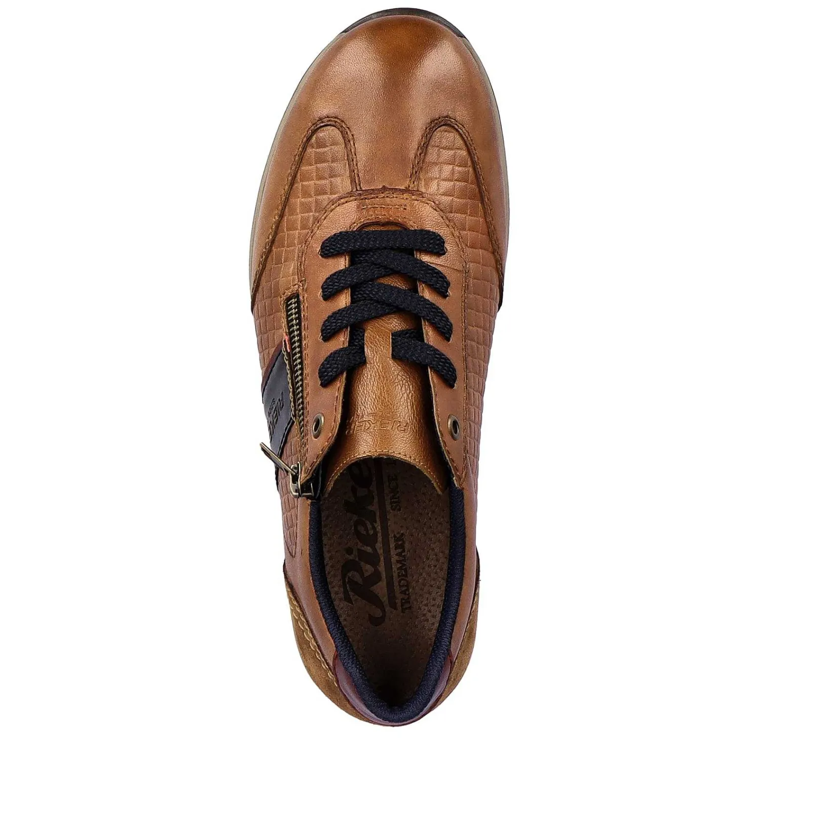 Hot Men'S Lace-Up Shoes Fox Brown-Black Men'S Low Shoes & Slippers