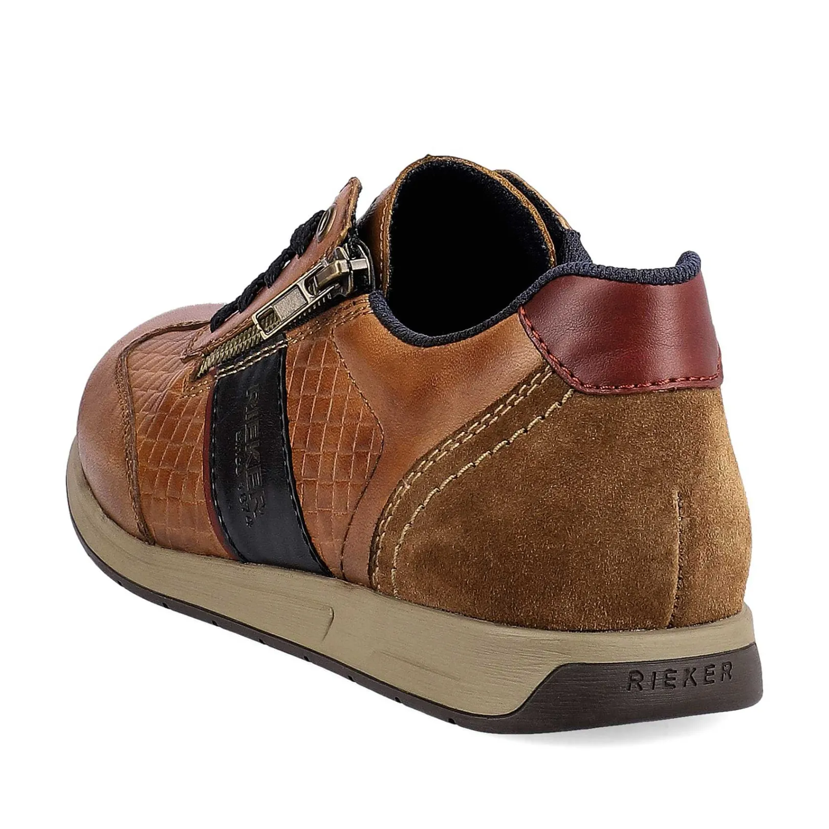 Hot Men'S Lace-Up Shoes Fox Brown-Black Men'S Low Shoes & Slippers