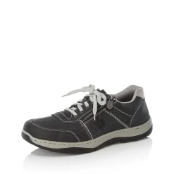 Outlet Men'S Lace-Up Shoes Steel Gray-White Men'S Low Shoes & Slippers