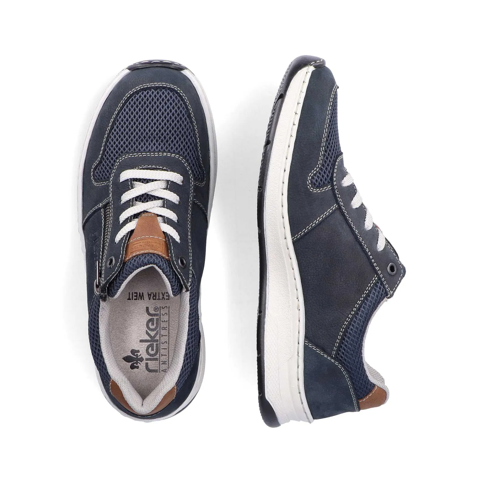 New Men'S Lace-Up Shoes Ocean Blue Men'S Low Shoes & Slippers