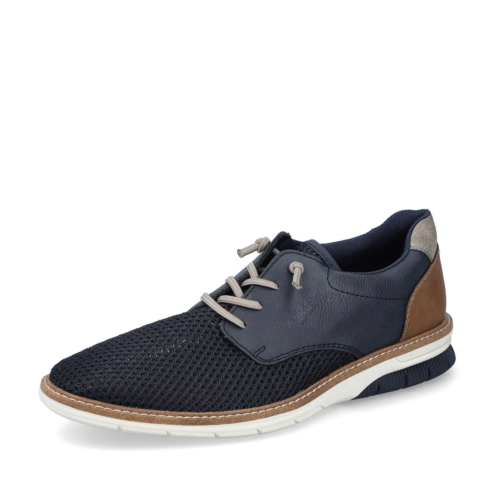 New Men'S Lace-Up Shoes, Slate Blue Men'S Low Shoes & Slippers