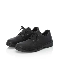 Men'S Lace-Up Shoes Jet Black Men'S Low Shoes & Slippers