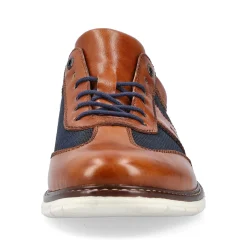Online Men'S Lace-Up Shoes Cinnamon Brown-Ocean Blue Men'S Low Shoes & Slippers