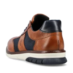 Online Men'S Lace-Up Shoes Cinnamon Brown-Ocean Blue Men'S Low Shoes & Slippers
