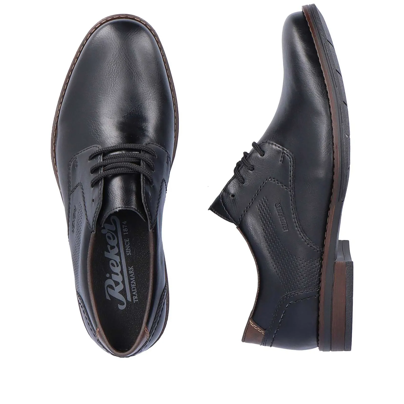 Hot Men'S Lace-Up Shoes Midnight Black Men'S Business Shoes