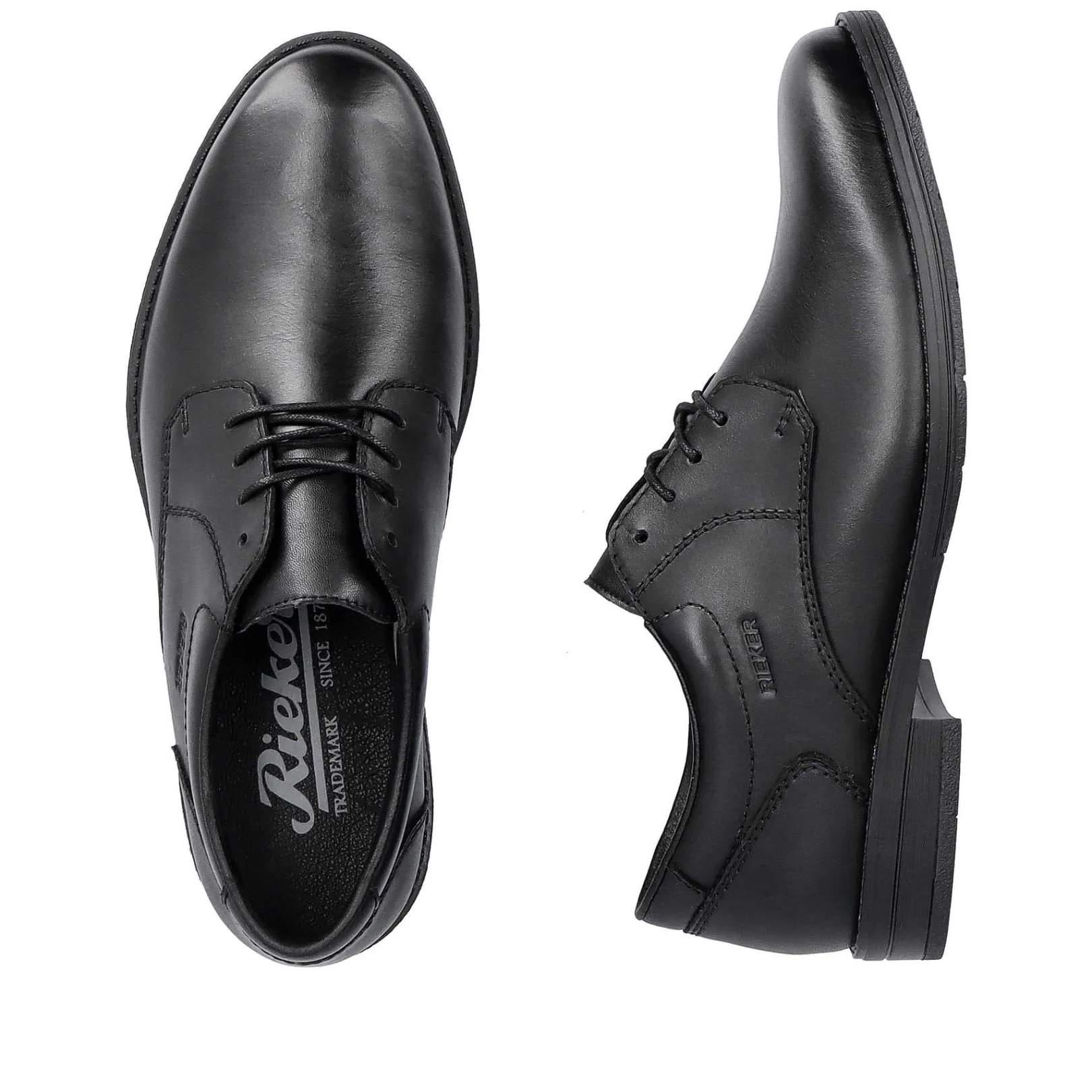 Best Men'S Lace-Up Shoes Midnight Black Men'S Low Shoes & Slippers