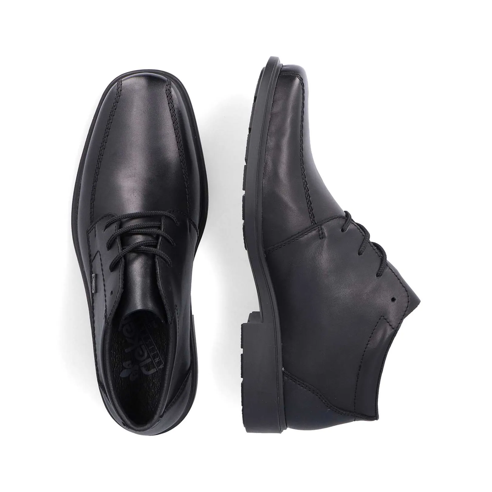 New Men'S Lace-Up Shoes Glossy Black Men'S Low Shoes & Slippers