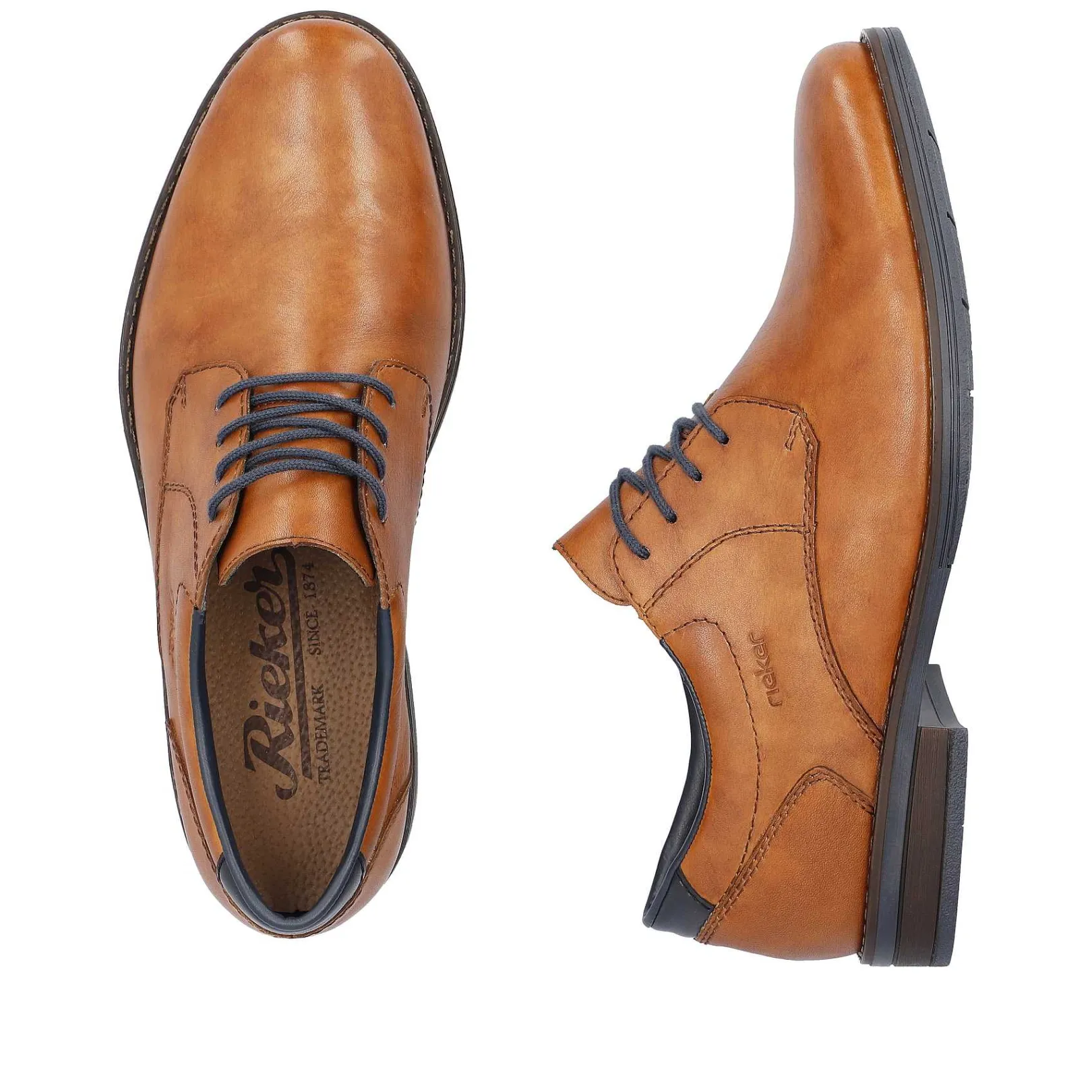Hot Men'S Lace-Up Shoes Wood Brown Men'S Low Shoes & Slippers