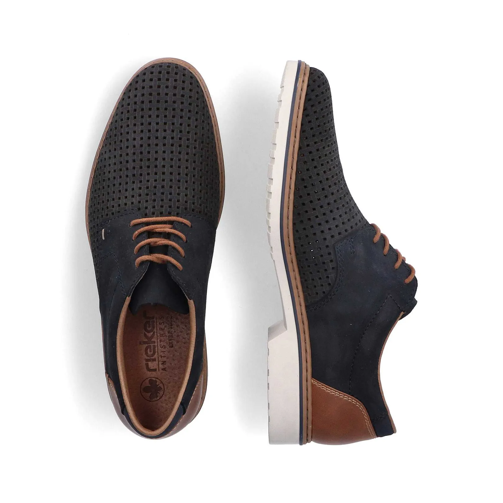 Best Men'S Lace-Up Shoes Steel Blue Men'S Business Shoes