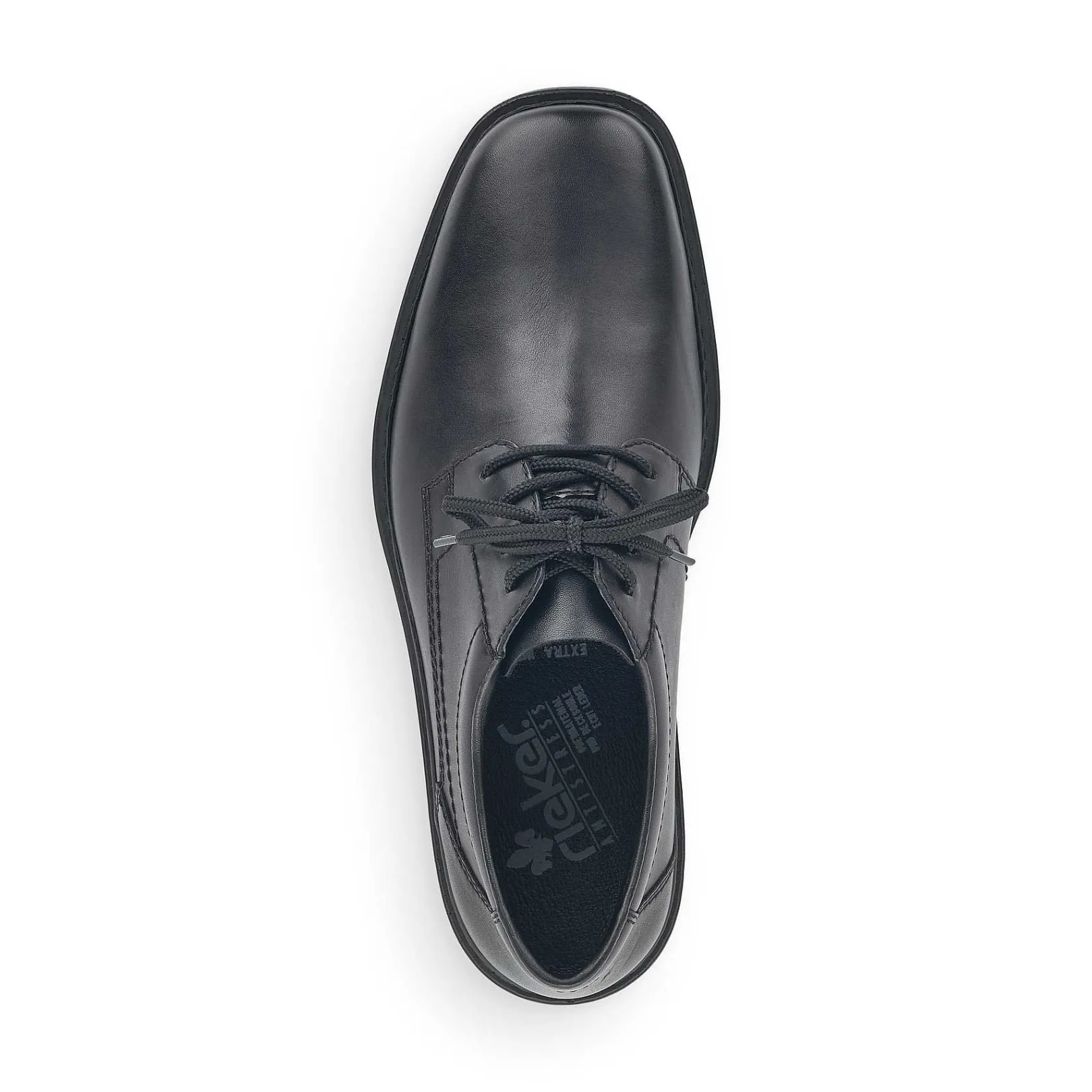 New Men'S Lace-Up Shoes Jet Black Men'S Low Shoes & Slippers