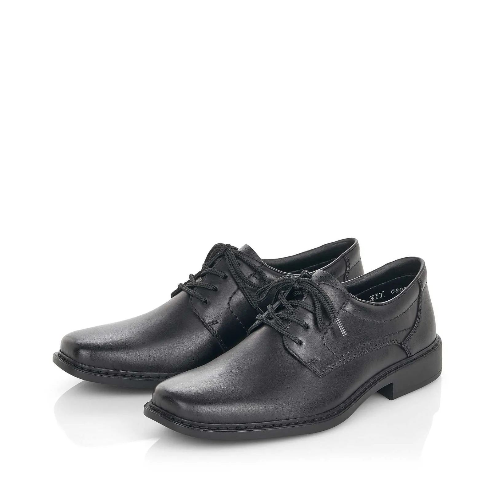 New Men'S Lace-Up Shoes Jet Black Men'S Low Shoes & Slippers