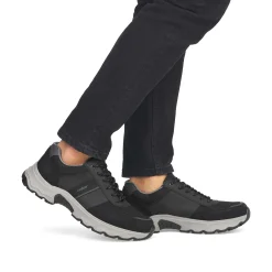 Men'S Lace-Up Shoes Asphalt Black Men'S Low Shoes & Slippers