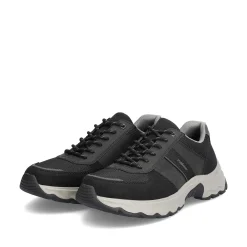 Men'S Lace-Up Shoes Asphalt Black Men'S Low Shoes & Slippers