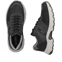 Men'S Lace-Up Shoes Asphalt Black Men'S Low Shoes & Slippers