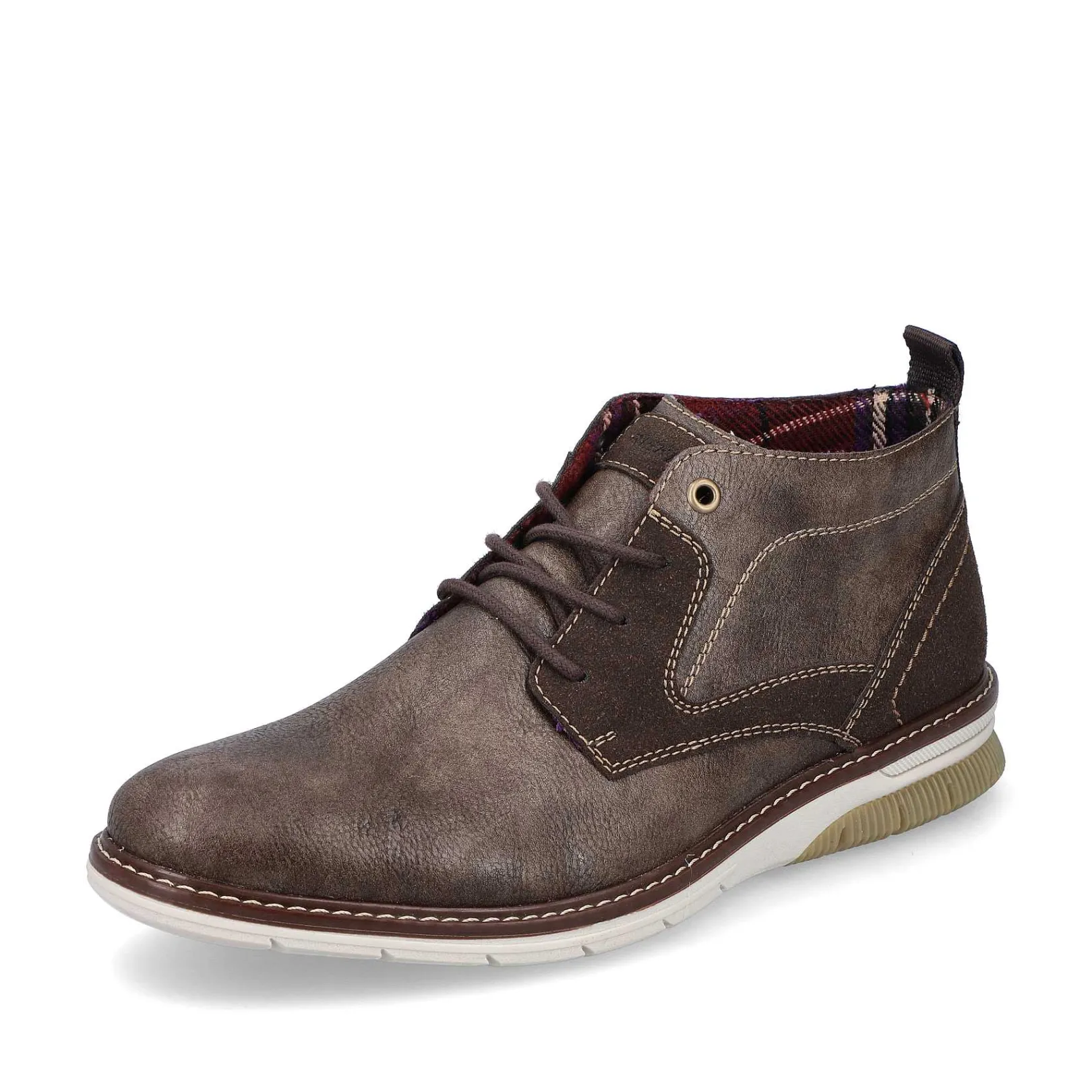 Best Men'S Lace-Up Shoes Grey-Brown Men'S Low Shoes & Slippers