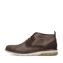 Best Men'S Lace-Up Shoes Grey-Brown Men'S Low Shoes & Slippers