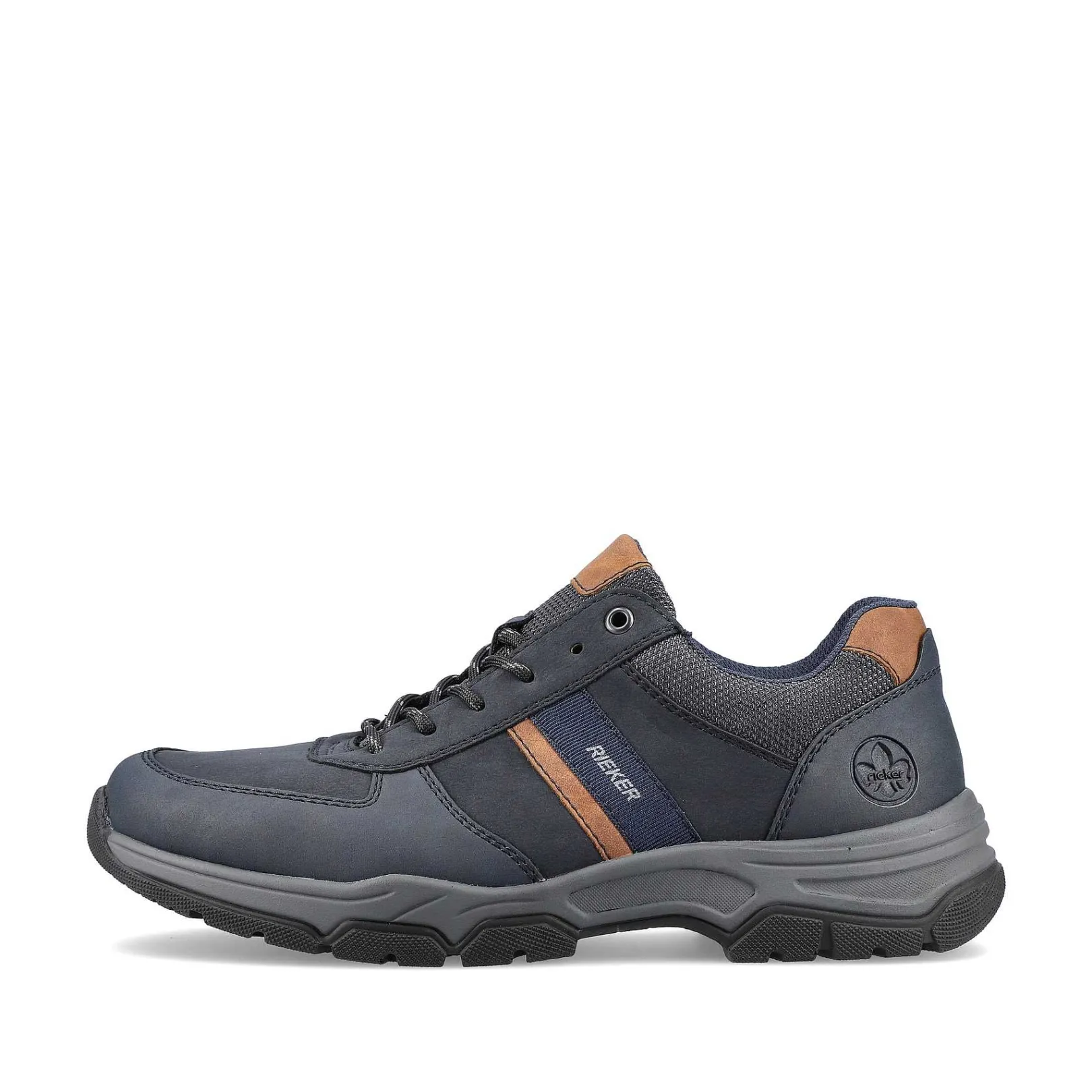 New Men'S Lace-Up Shoes Blue-Brown Men'S Low Shoes & Slippers