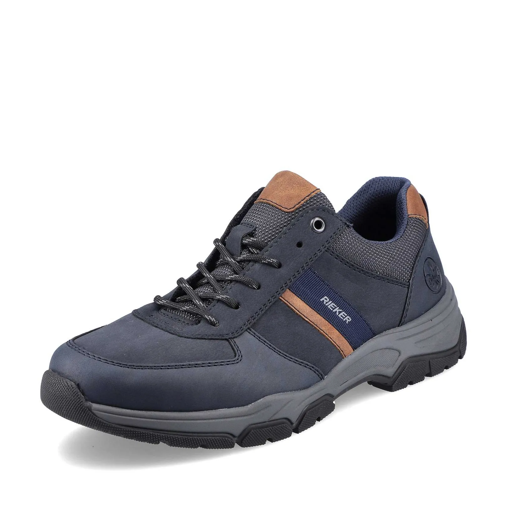 New Men'S Lace-Up Shoes Blue-Brown Men'S Low Shoes & Slippers