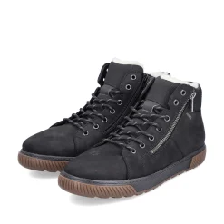 Men'S Lace-Up Shoes Asphalt Black Men'S Low Shoes & Slippers