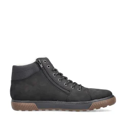 Men'S Lace-Up Shoes Asphalt Black Men'S Low Shoes & Slippers