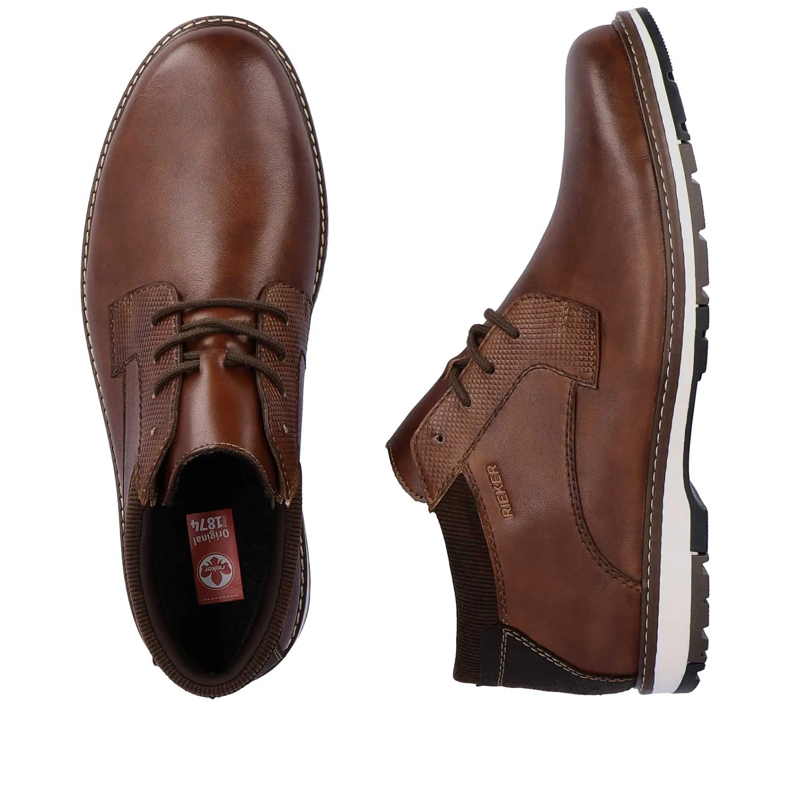 Best Men'S Lace-Up Shoes Wood Brown Men'S Low Shoes & Slippers