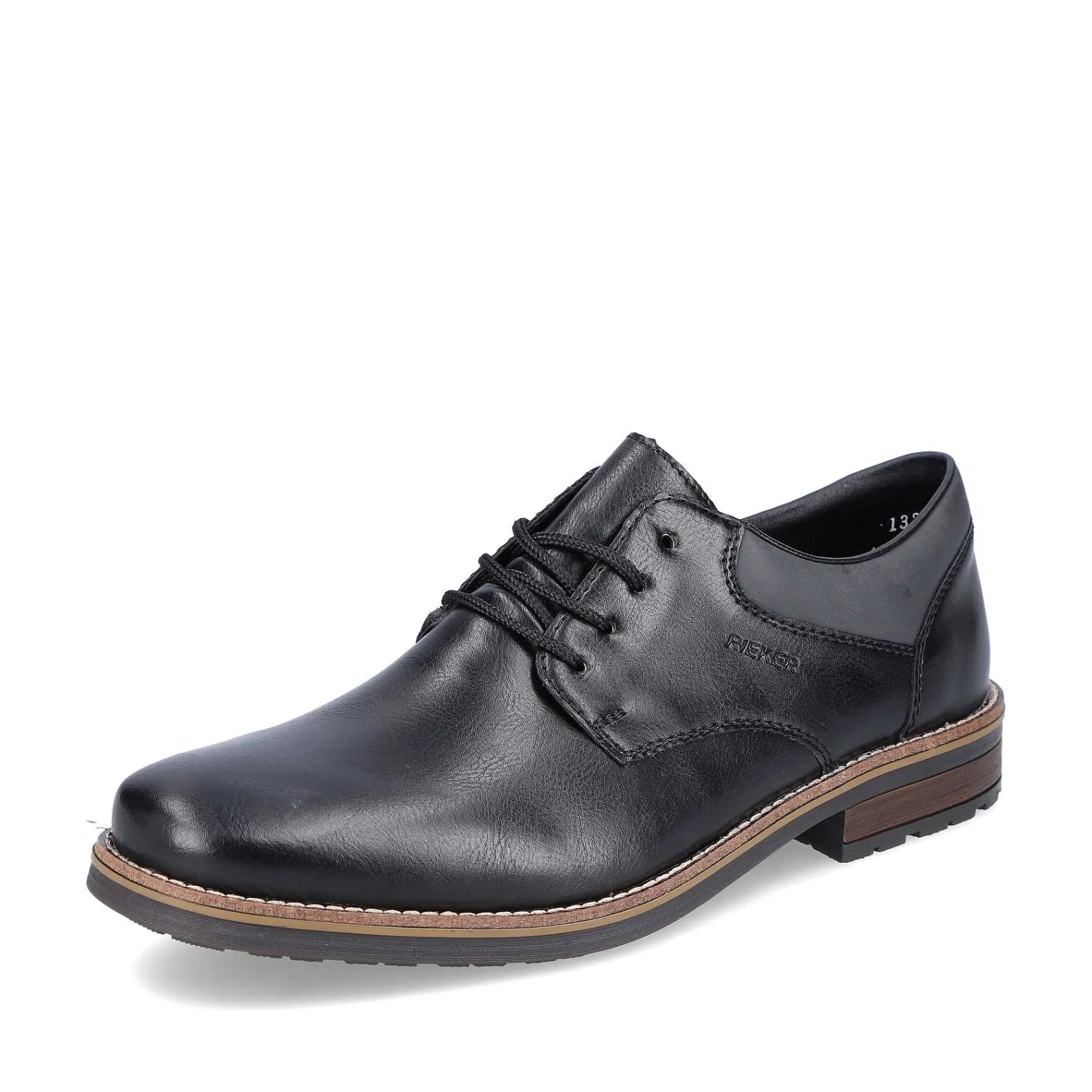 New Men'S Lace-Up Shoes Glossy Black Men'S Low Shoes & Slippers