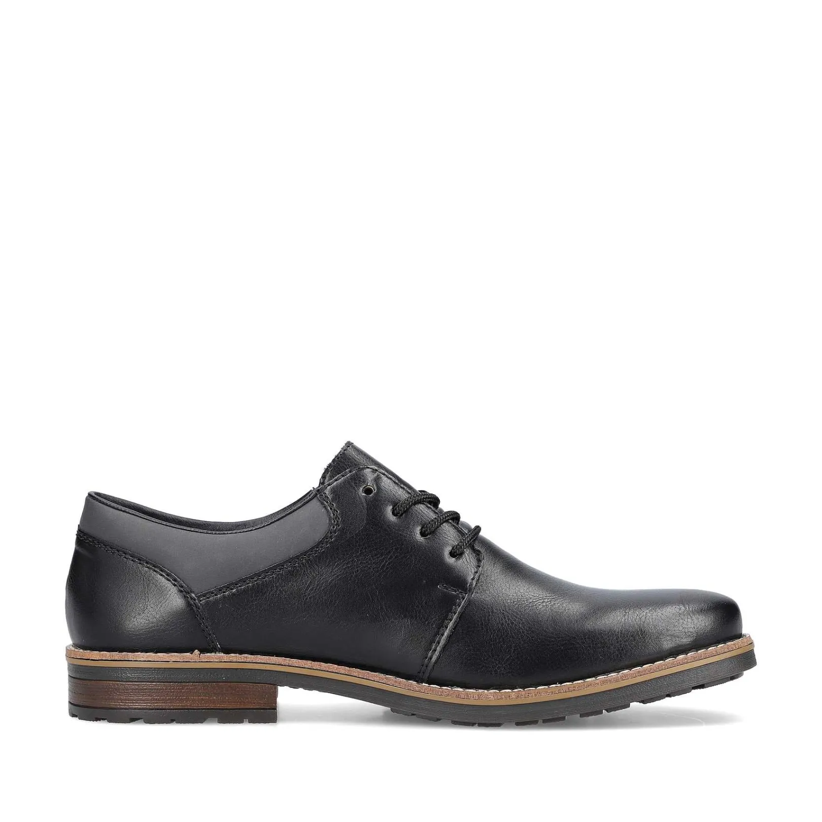 New Men'S Lace-Up Shoes Glossy Black Men'S Low Shoes & Slippers