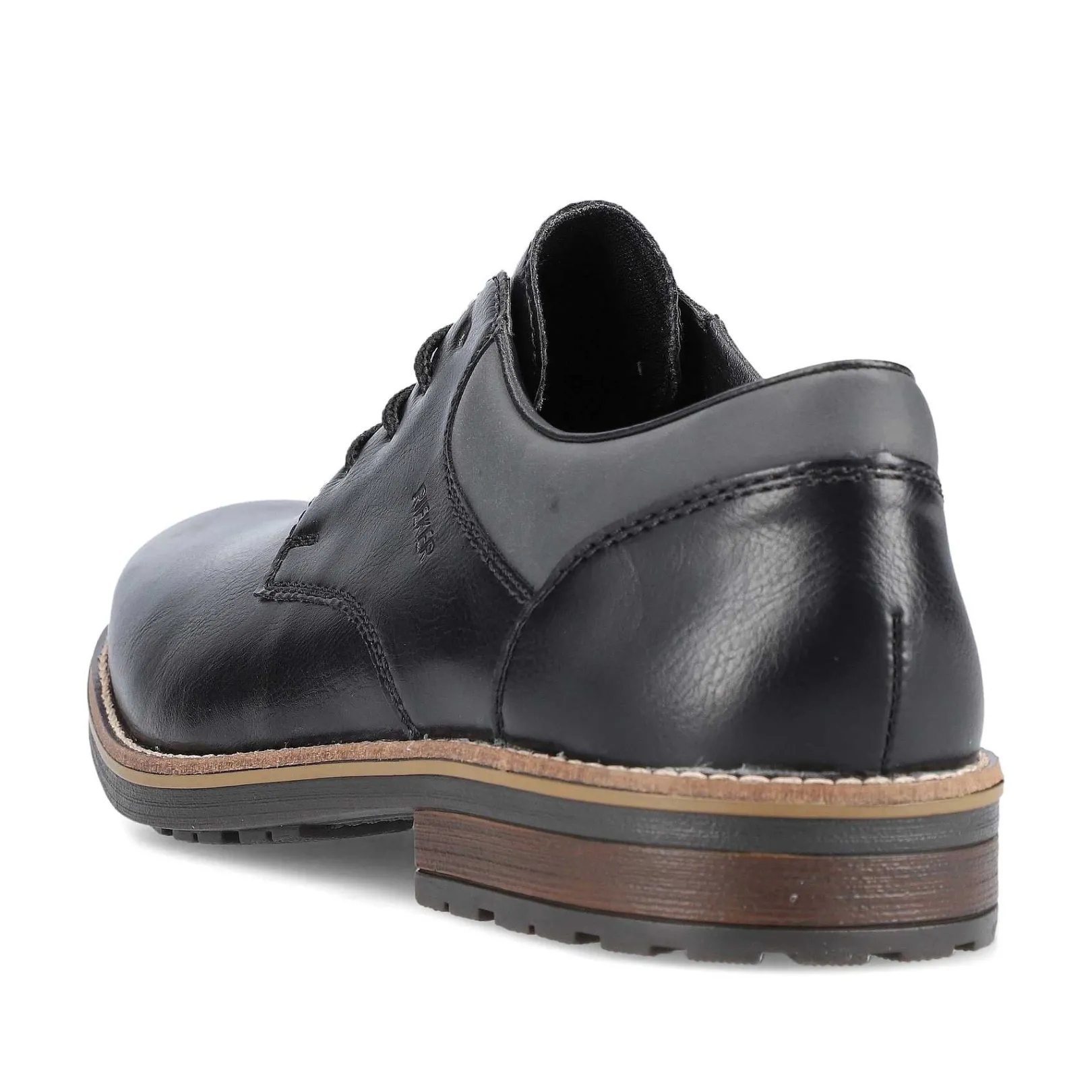 New Men'S Lace-Up Shoes Glossy Black Men'S Low Shoes & Slippers