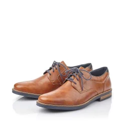 Outlet Men'S Lace-Up Shoes Caramel Brown Men'S Business Shoes