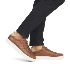 Outlet Men'S Low Nut Brown Sneakers Men'S Sneakers