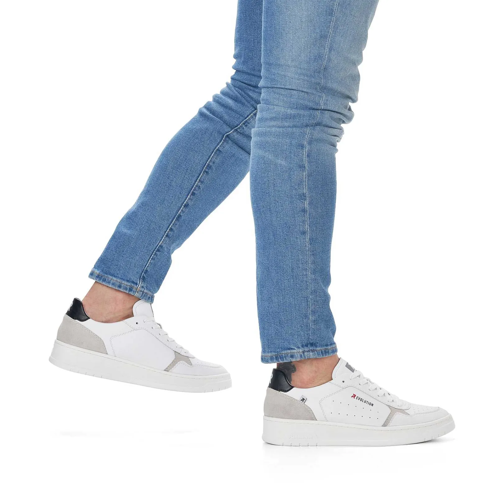 Men'S Low Sneaker Brilliant-White Graphite-Grey Men'S Sneakers