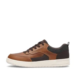 Clearance Men'S Low Sneaker Coffee Brown Men'S Sneakers
