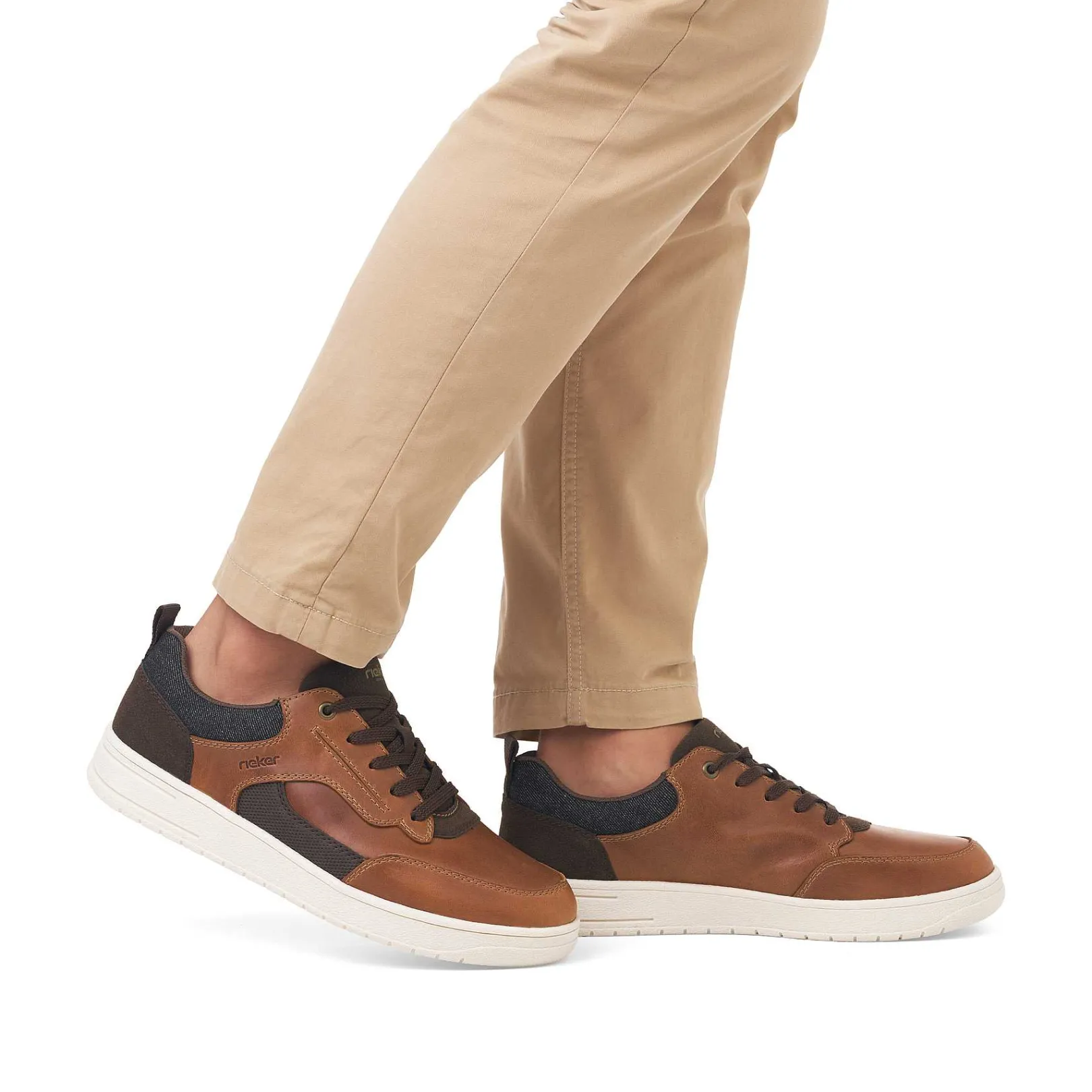 Clearance Men'S Low Sneaker Coffee Brown Men'S Sneakers