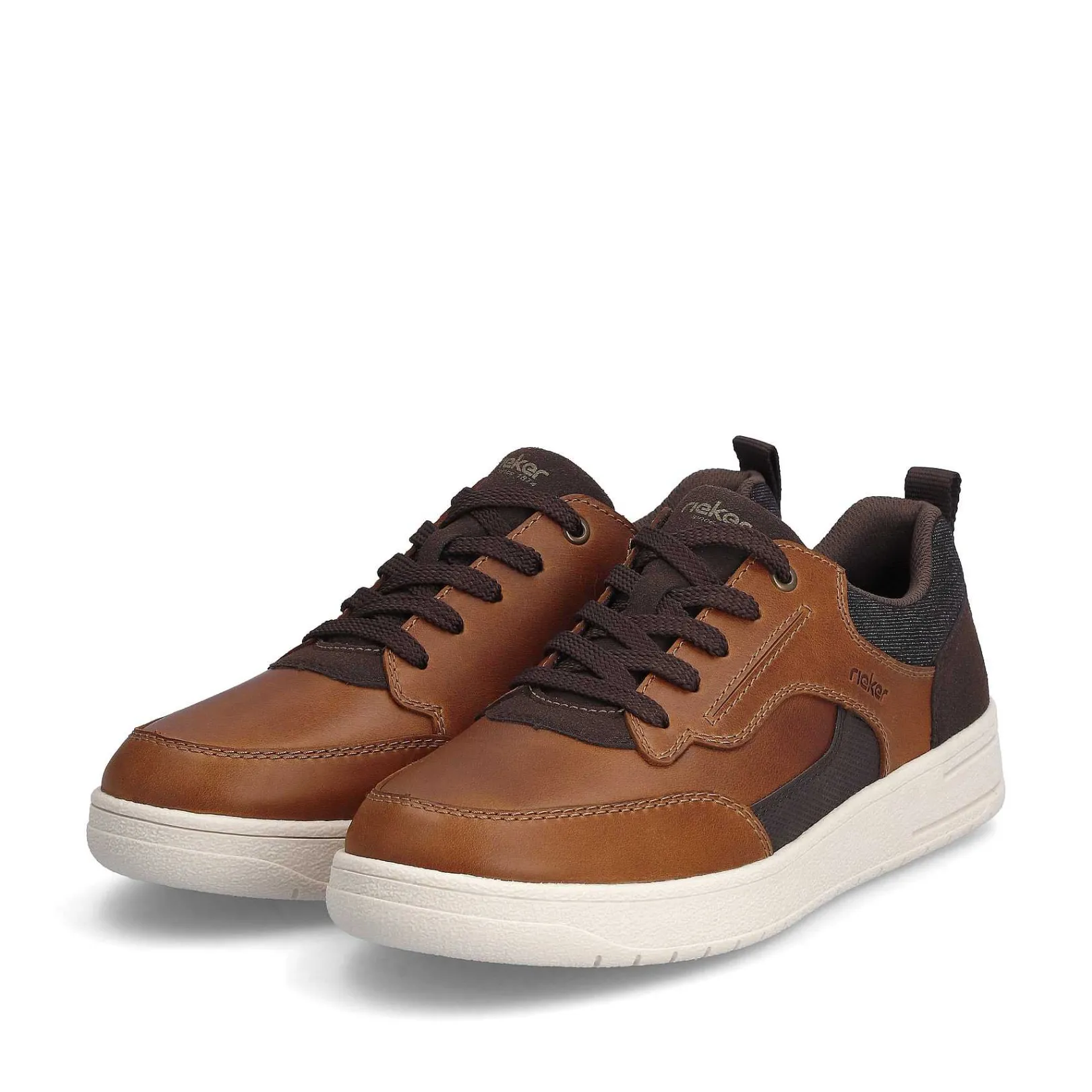 Clearance Men'S Low Sneaker Coffee Brown Men'S Sneakers