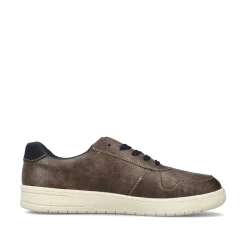 Online Men'S Low Sneaker Earth Brown Men'S Sneakers
