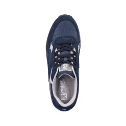 Sale Men'S Low Sneaker Navy Blue Men'S Sneakers