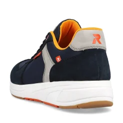 Outlet Men'S Low Sneaker Navy-Blue Steel-Grey Men'S Sneakers