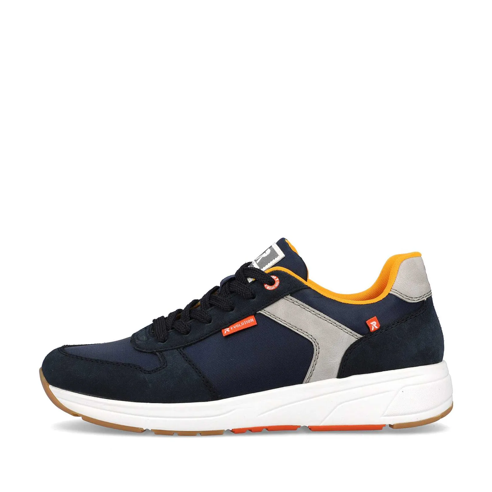 Outlet Men'S Low Sneaker Navy-Blue Steel-Grey Men'S Sneakers