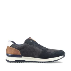 Hot Men'S Low Sneaker Navy Blue Men'S Sneakers