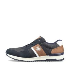 Hot Men'S Low Sneaker Navy Blue Men'S Sneakers