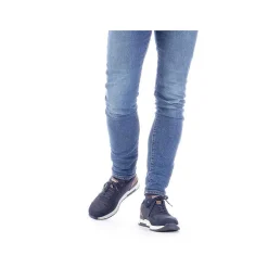 Hot Men'S Low Sneaker Navy Blue Men'S Sneakers