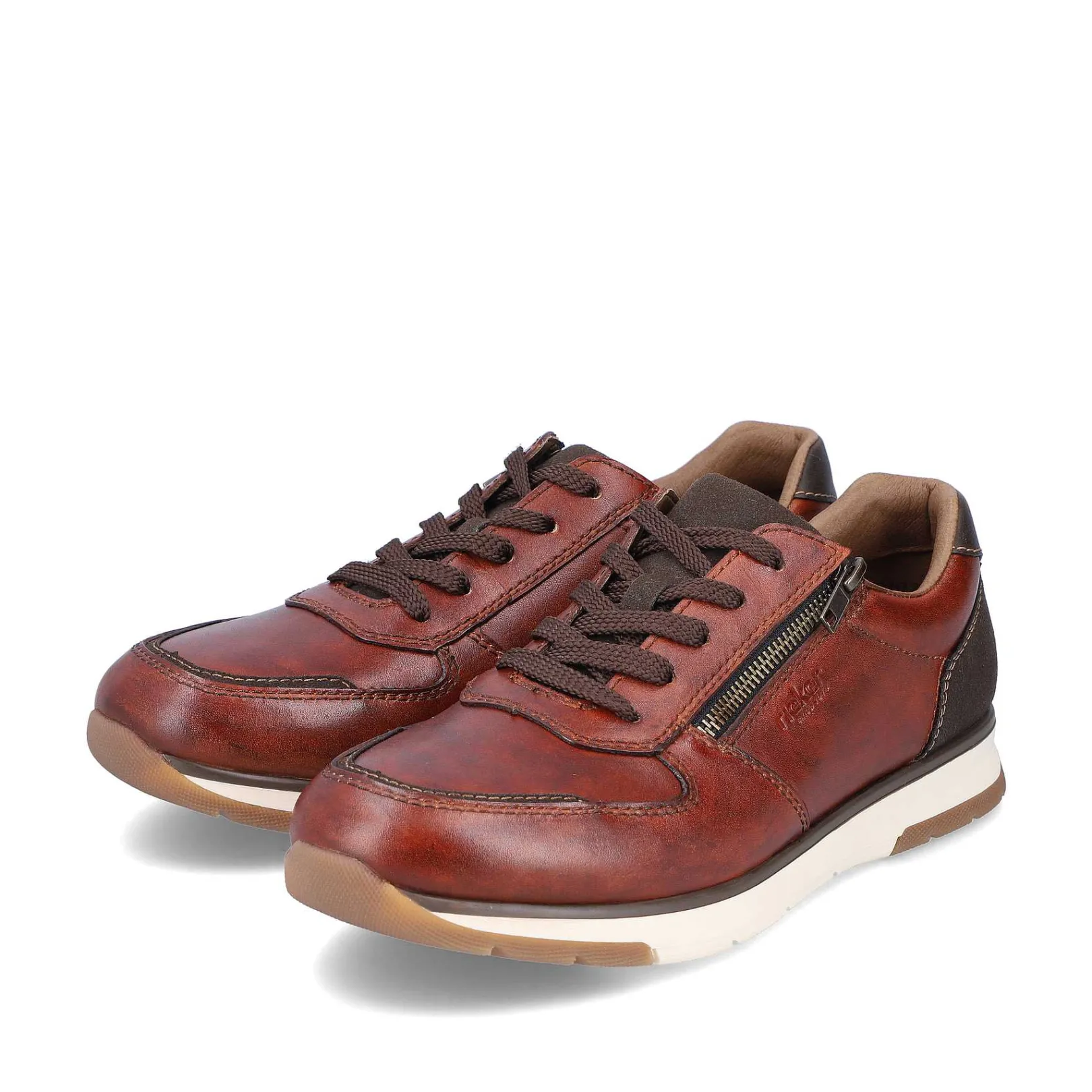 Hot Men'S Low Sneaker Red Brown Men'S Business Shoes