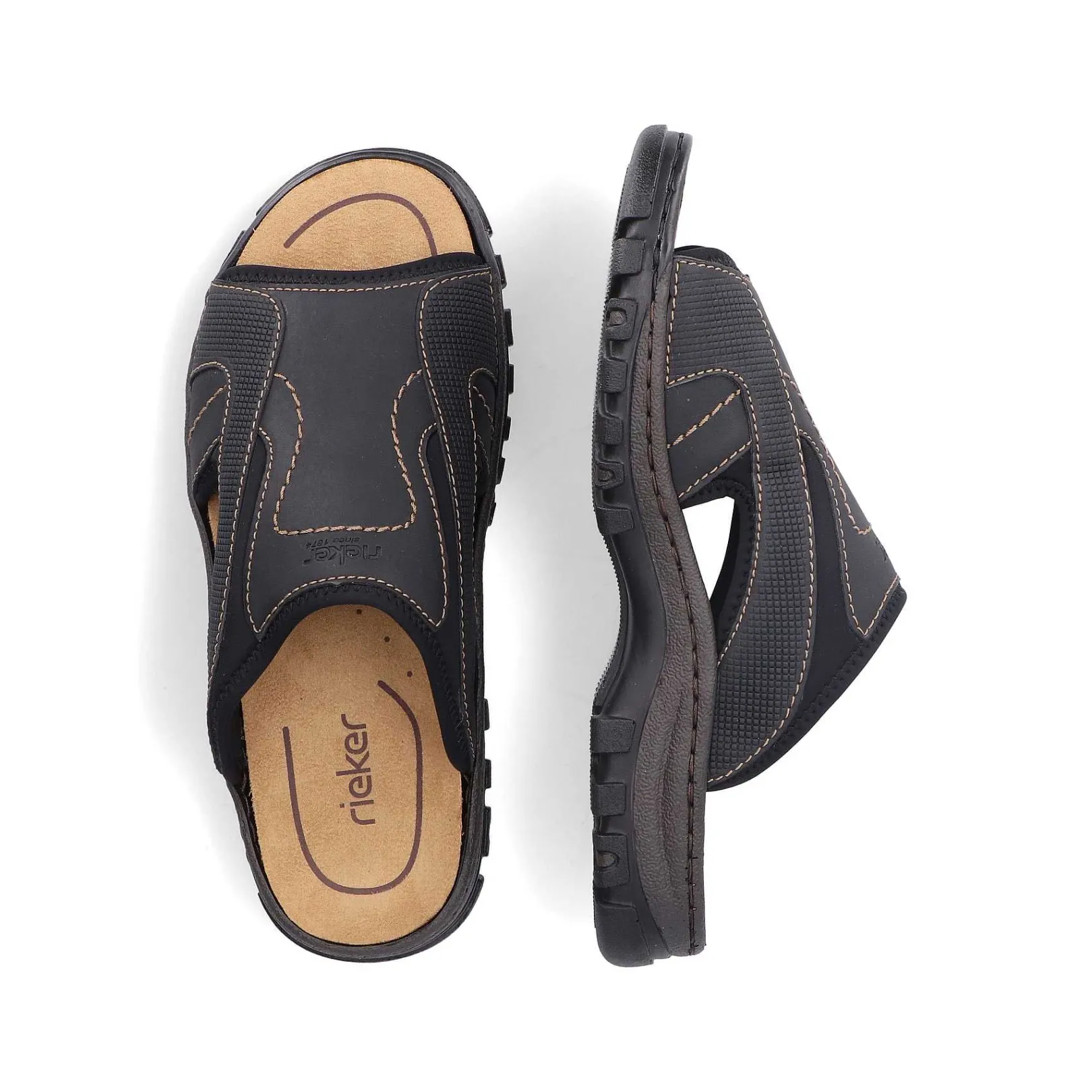 Clearance Men'S Mules Black Gray Men'S Mules & Slippers