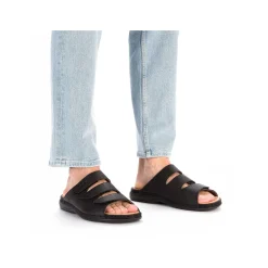 Sale Men'S Mules Black Gray Men'S Mules & Slippers