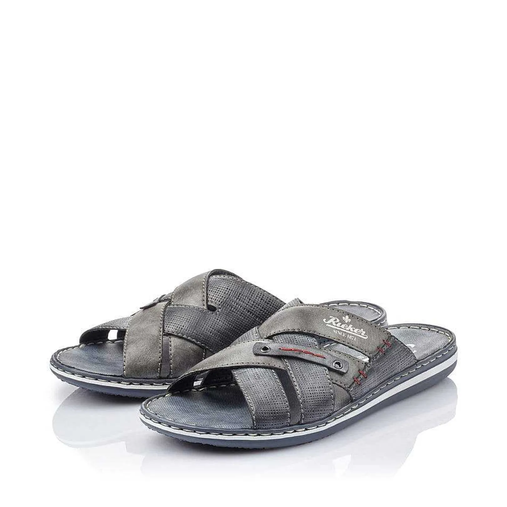 Clearance Men'S Mules Blue Gray Men'S Summer Shoes