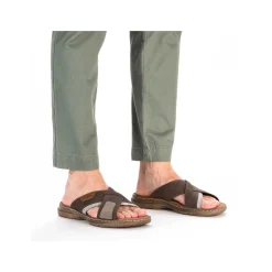 Sale Men'S Mules Brown Gray Men'S Mules & Slippers